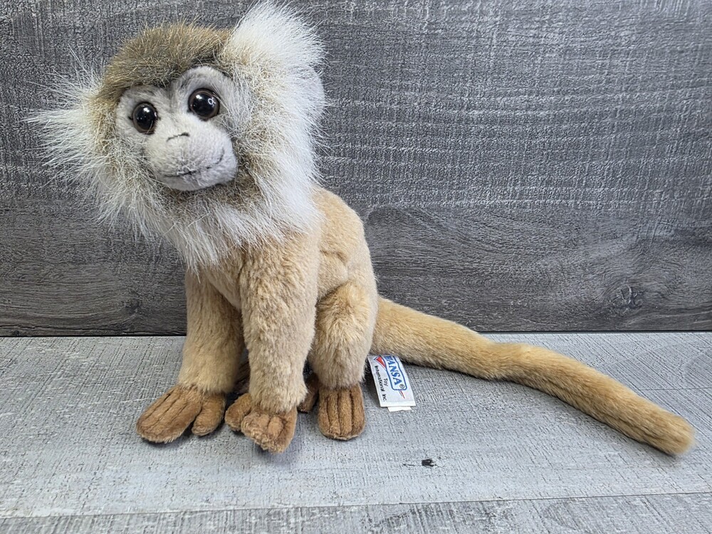 Hansa International Collection Brown Gray Leaf Monkey Plush Stuffed Animal b307
